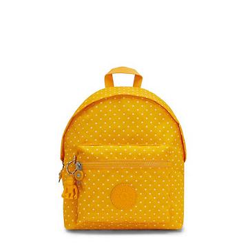 Kipling Reposa Printed Rugzak Geel | BE 1607EB